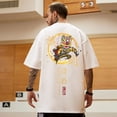 thumbnail image 5 of Nuevas y divertidas camisetas gráficas de danza del león para hombres, camisetas de algodón de manga corta de verano, camisetas de cuello redondo de gran tamaño Y2k, 5 of 5