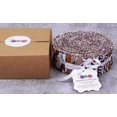 thumbnail image 3 of Soimoi 40Pcs Floral Print Precut Fabrics Strips Roll Up 1.5x42inches Cotton Jelly Rolls For Quilting - Brown, 3 of 9