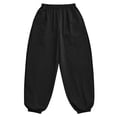 thumbnail image 5 of cocolona Womens Summer Casual Loose Joggers Solid Color Elastic Waist Workout Gym Beach Trousers with Pocket, 5 of 5