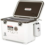 ENGEL 7.5 Qt Live Bait Cooler with 2-Speed Portable Aerator Pump - White