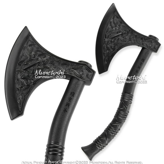 Black Polypropylene Axes Assassin Viking Tomahawk Theater Cosplay 78