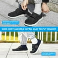 Men's Wide Width Shoes with Adjustable Closure Lightweight for Diabetic