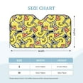 thumbnail image 2 of Kdxio Ducks Print Windshield Sun Shade, Foldable Sun Blocker for Car,Truck,SUV Automotive Interior Sun Protection,Reflective Shade for Front Windshield(Medium), 2 of 6