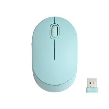 onn. Wireless Computer Mouse with Nano Receiver, 1600 DPI, Windows and Mac compatible, Teel Color