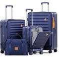 thumbnail image 1 of Joyway - 4 Ensembles de Bagages Valise Rigide en PC à Roulettes Pivotantes - (Valise Extensible 20 Pouces24 Pouces) Valise Enregistrée 28 Po, 1 of 8
