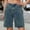 Navy, variant on Womens Jean Shorts High Waisted Summer Stretchy Casual Elastic Waist Denim Shorts with Pockets