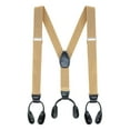 thumbnail image 1 of "Buyless Fashion Butten End Suspensions pour Hommes - Sangles Réglables de 48 Pouces" 1 1/4 Pouces" - Forme en Y", 1 of 7