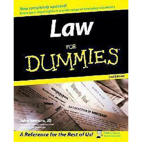Law For Dummies By Ventura, John