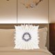 thumbnail image 5 of de almohada hechas a mano de girasol de almohada florales decorativas de cojín para sofá Sala de estar Decoración del hogar 18x18 blanco Sunnimix Fundas de almohada, 5 of 8