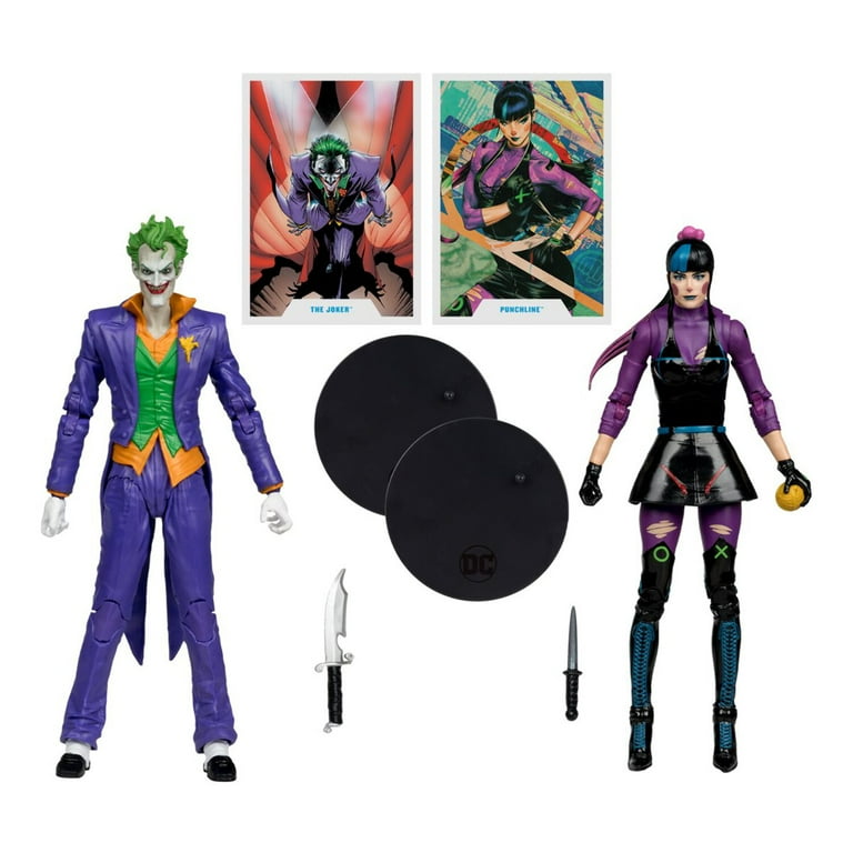 DC Multiverse Joker and Punchline 7-In Action Figure 2-Pack DC Multiverse Joker and Punchline 7-In Action Figure 2-Pack