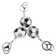 thumbnail image 1 of FELTECHELECTR 3Ud Fútbol Llaveros Metálicos Con De Pelotas De Fútbol Para Y Deportivos, 1 of 7
