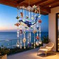 thumbnail image 6 of SLYNSHome Sea Themed Whale Wind Chime, 11.8 Inch Colorful Acrylic Suncatcher, Hanging Crystal Reflector for Window Yard, Outdoor Balcony Porch Decor, Beach Lover Gift, 6 of 6