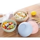 thumbnail image 5 of Zhuge Cuencos grandes para cereales, 24 oz, para ramen, postres y ensaladas, juego de 4, cuencos de plástico para cocina, aptos para microondas, vajilla de paja de trigo, cuencos para cena, 5 of 5