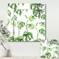 thumbnail image 4 of Designart ' Ancient Floral Tropical Leaves II ' Tropical Canvas Wall Art Print, 4 of 4