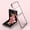 Rosegold, variant on SaniMore for Samsung Galaxy Z Flip 3 Electroplating Folding Case, Rugged PC High Transparent [Not Yellowing Technology] Full Body Protective Case for Samsung Z Flip 3 Women Men, Black