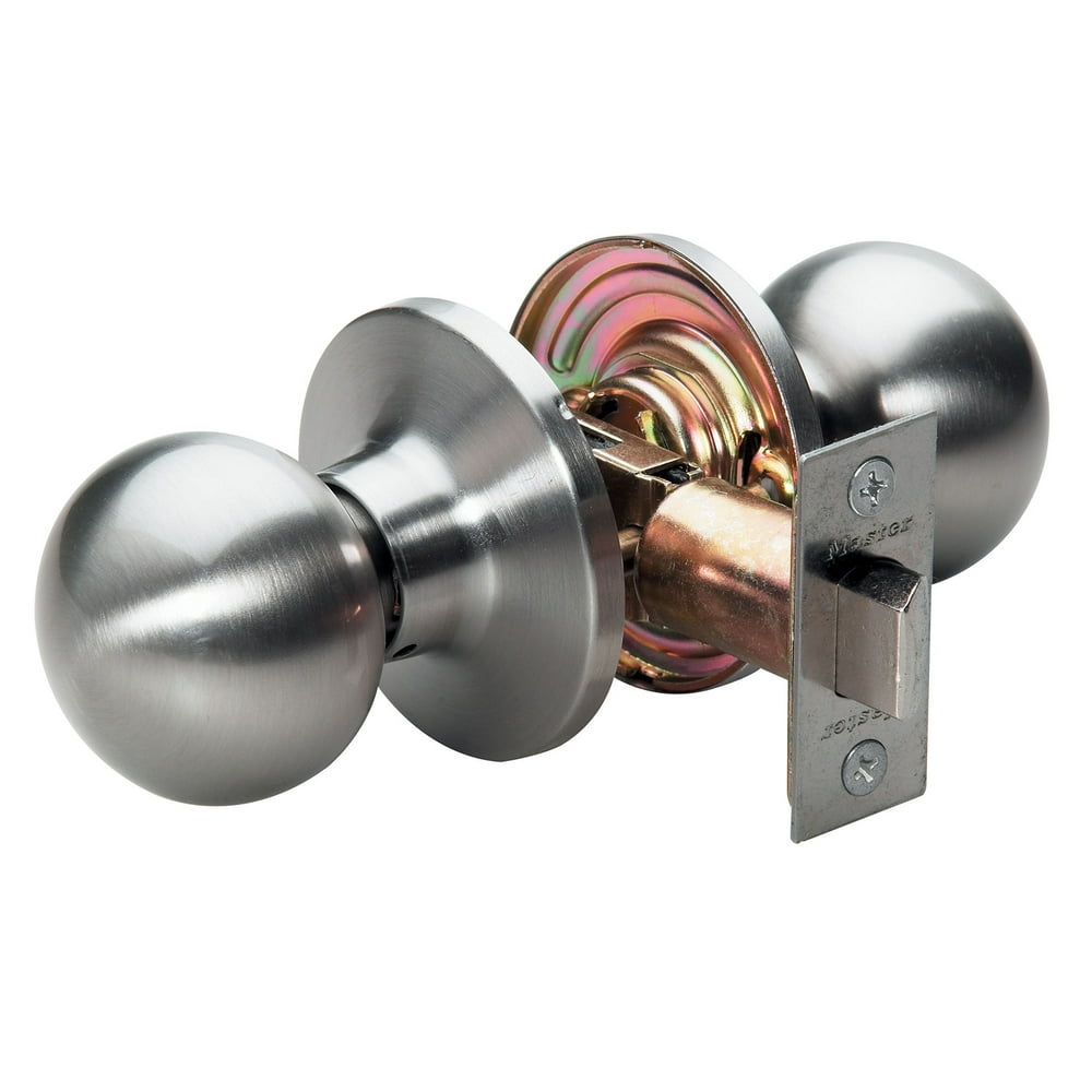 Master Lock BAO0415 Satin Nickel Ball Passage Entry Door Knob Walmart