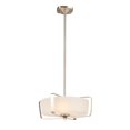 thumbnail image 1 of Design House 578344 Quatre Lumière Perth Satin Nickel Applique, 1 of 1