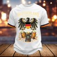 thumbnail image 4 of Telankuip Mens Traditional German Bavarian Oktoberfest T-Shirt Summer Short Sleeve Festival Graphic Tee Classic Crew Neck Retro Pattern Printed Casual Tops Streetwear 1-White XS, 4 of 4