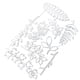 thumbnail image 3 of Ounissouiy Troqueles de corte, plantilla de corte de acero de alto carbono, molde de grabado de Metal, herramienta auxiliar DIY para álbum de recortes, Artesanía Ounissouiy HA019339-00, 3 of 6