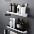 thumbnail image 4 of Bathroom Organizers and Storage amlbb Bathroom Storage Rack, Toilet, Restroom, Washstand, Wall Towel Storage Rack, Non Perforated Wall Mounted Bathroom, 4 of 5