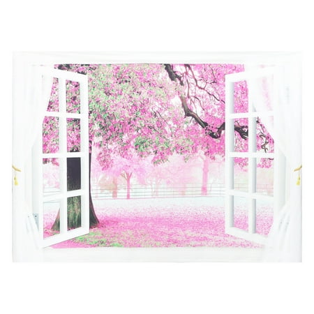 Image of Oriental Cherry Wedding Backdrop Decorative Wall Backdrop Hanging Oriental Cherry Decor