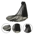 thumbnail image 5 of Yvsxxv 1Pc Black Starry Glitter Hooded Cloak Shiny Formal Outerwear for Women Men, 5 of 7