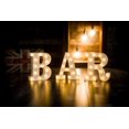thumbnail image 3 of Luces LED de marquesina con letras, 26 letras del alfabeto iluminadas, letrero con números y letras para bodas, fiestas de cumpleaños, lámpara navideña a pilas, luz nocturna, decoración para el hogar, 3 of 5