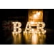 thumbnail image 3 of Luces LED de marquesina con letras, 26 letras del alfabeto iluminadas, letrero con números y letras para bodas, fiestas de cumpleaños, lámpara navideña a pilas, luz nocturna, decoración para el hogar, 3 of 5