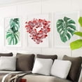 thumbnail image 6 of Valentine's Day Wreath,13.8" Red Heart Shaped Wreath for Front Door Hanging Door Wall Wreath for Indoor Outdoor Home Wedding Party Decorations, 6 of 8