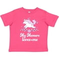thumbnail image 3 of Inktastic My Memere Grandma Loves Me Unicorn Girls Toddler T-Shirt, 3 of 5