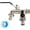 Black, variant on Universal Stainless Steel Double Outlet Garden Water Faucet, Frost-Proof Heavy Duty Double Tap, Doubles Outlet Outside Tap for Garde, Car Washing, Washing Machines, Lawn Irrigation (Black)