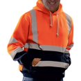thumbnail image 2 of CORIRESHA Sudadera con capucha de alta visibilidad con cordón de seguridad reflectante de alta visibilidad para hombre, 2 of 4