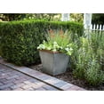 thumbnail image 3 of Southern Patio 16" Rustic Resin Faux Galvanized Square Planter, 3 of 9