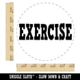thumbnail image 2 of Exercise Fun Text Self-Inking Rubber Stamp Ink Stamper - Red Ink - Large 1-1/2 Inch, 2 of 7