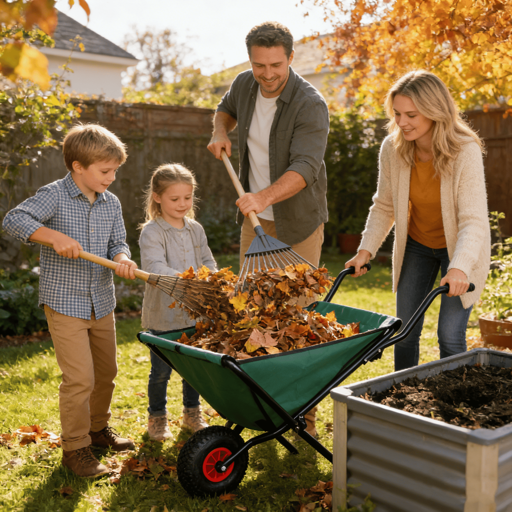 Collapsible Folding Wheelbarrow 176LBS Capacity 10 Inch Pneumatic Tire Lightweight Oxford Cloth Heavy Duty Garden Yard Lawn Cart for Grass Leaf Soil Rocks Gardening Supplies