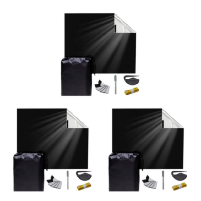 Advancent Persianas opacas portátiles de tela para dormitorio - Filtrado de luz y solución de privacidad Seguro para niños Durable Elegante Type1 NO1