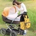 thumbnail image 6 of Balery Honeycombs Mummy Backpack - Waterproof Twill Canvas, Large Capacity Diaper Bag with Multiple Pockets and Adjustable Straps, 6 of 6