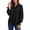 Black(New&Hot), variant on No Boundaries Women's Collared Button Down Blouses Puff Long Sleeve Smocked Ruffle Cuff Office Casual Shirts,Gray,Size XL
