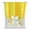 Yellow, variant on Blue Ombre Striped Tie Up Curtains for Window, Thermal Insulated Balloon Shade Adjustable Rod Pocket Curtains Valance Panels for Kitchen Bathroom Cafe 34 x 45 Modern Abstract Art Gradient