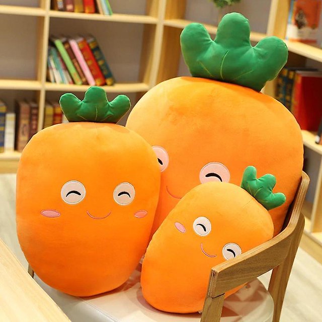 Cretive Simulación Vegetal Peluche Juguete Zanahoria Suave Planta Rellena Muñeca Súper Suave Almohada Cojín Amor