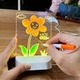 thumbnail image 4 of Product Category Erasable LED Luminous Night Light Drawing Board Fluorescent Craft Board for DIY Art Expression and Play, 4 of 4