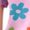 Pink#9527, variant on BOOMNY Child Girls Pajamas Sets 2 Peice Floral Graphic Short Sleeve Buttons Sleepwear Tops Shorts Pjs Set for Kids Cozy Loungewear Homewear