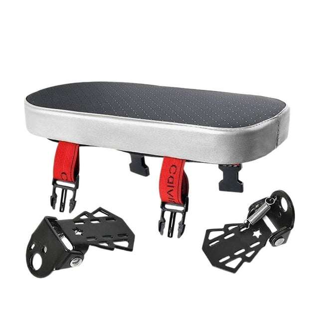 jinwen Generic Rear Seat Cushion Parts for Men with 2 Pieces Pedals Black