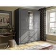 thumbnail image 2 of Palace Imports Cosmo, Metro Wardrobe/Armoire/Closet Optional Shelves, 5635, Gray, Set of Two. 8 Metal Pins Included. Grey, 2 of 5