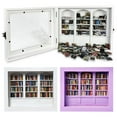 thumbnail image 1 of Anxiety Bookshelf Miniature Library with 200Pcs Mini Book Shake Away Your Anxiety Wooden Bookshelf Sensory Toy for Home Office Decor, 1 of 7
