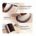 thumbnail image 2 of Set 7 Brochas Maquillaje Profesional Alto Nivel Modelo Marron, 2 of 4