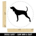 thumbnail image 2 of American English Coonhound Dog Solid Self-Inking Rubber Stamp Ink Stamper - Green Ink - Mini 1/2 Inch, 2 of 7