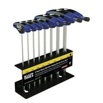 Klein Tools Journeyman T-Handle Ball-Hex Key Sets, 8 per set, Ball Hex Tip, Metric - 1 EA (409-JTH68MB)