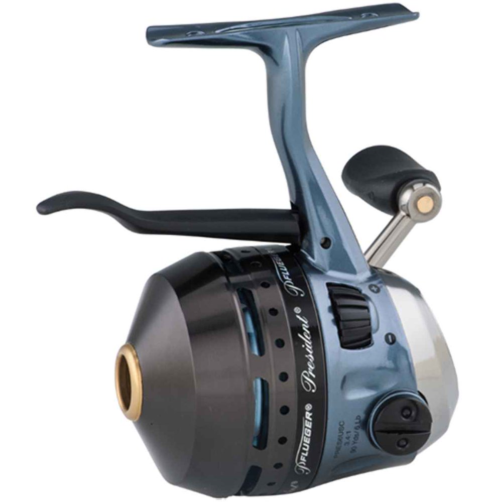 Pflueger PRES6USCX President Spincast Fishing Reel with 5 Bearings