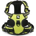 thumbnail image 1 of Verde, L-Chaleco arnés para perros duradero con arnés de seguridad acolchado ajustable reflectante 3M para perros medianos/pequeños grandes, 1 of 5